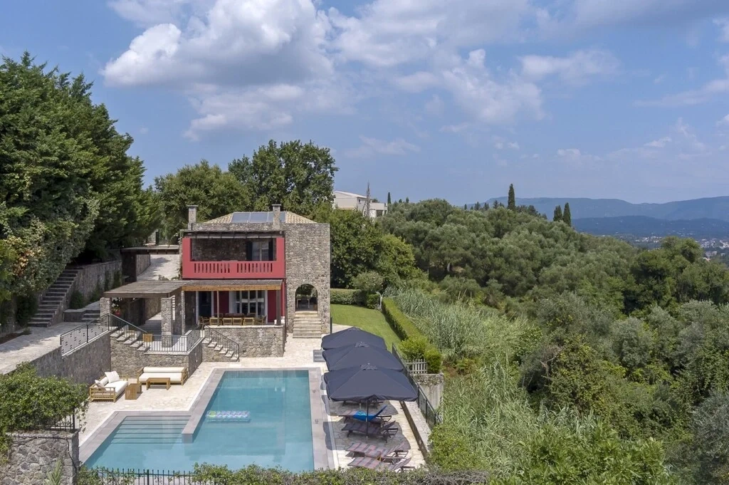 2 - venda casa vista de mar corfu ilhas jónicas grécia