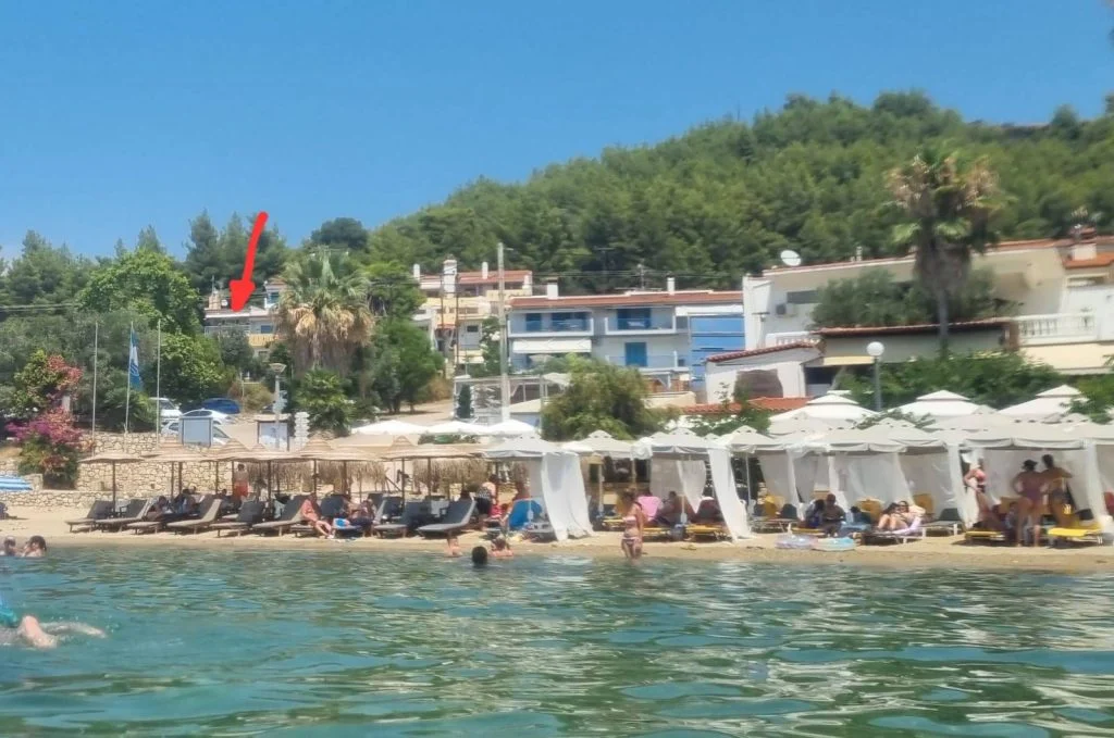 2 - affitto vacanze appartamento fronte mare loutra macedonia centrale grecia