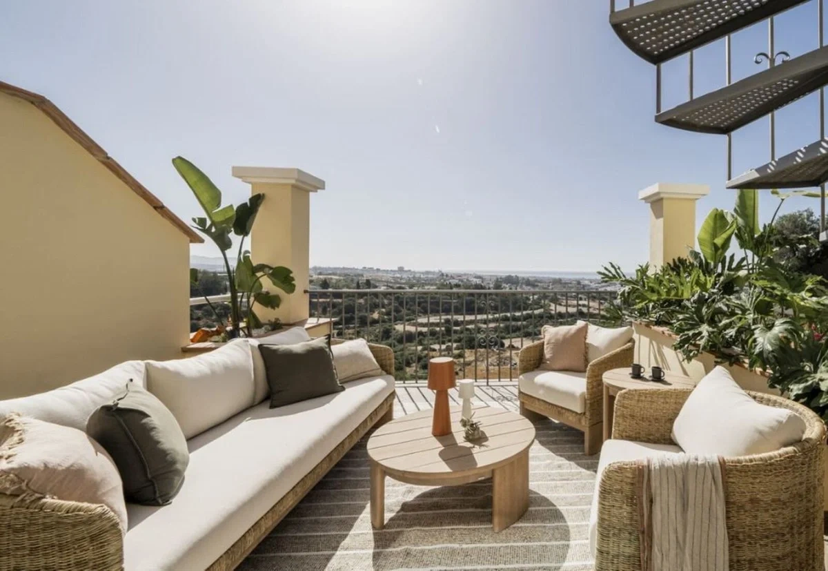 2 - verkoop appartement uitzicht op zee benahavis - costa del sol andalusië spanje
