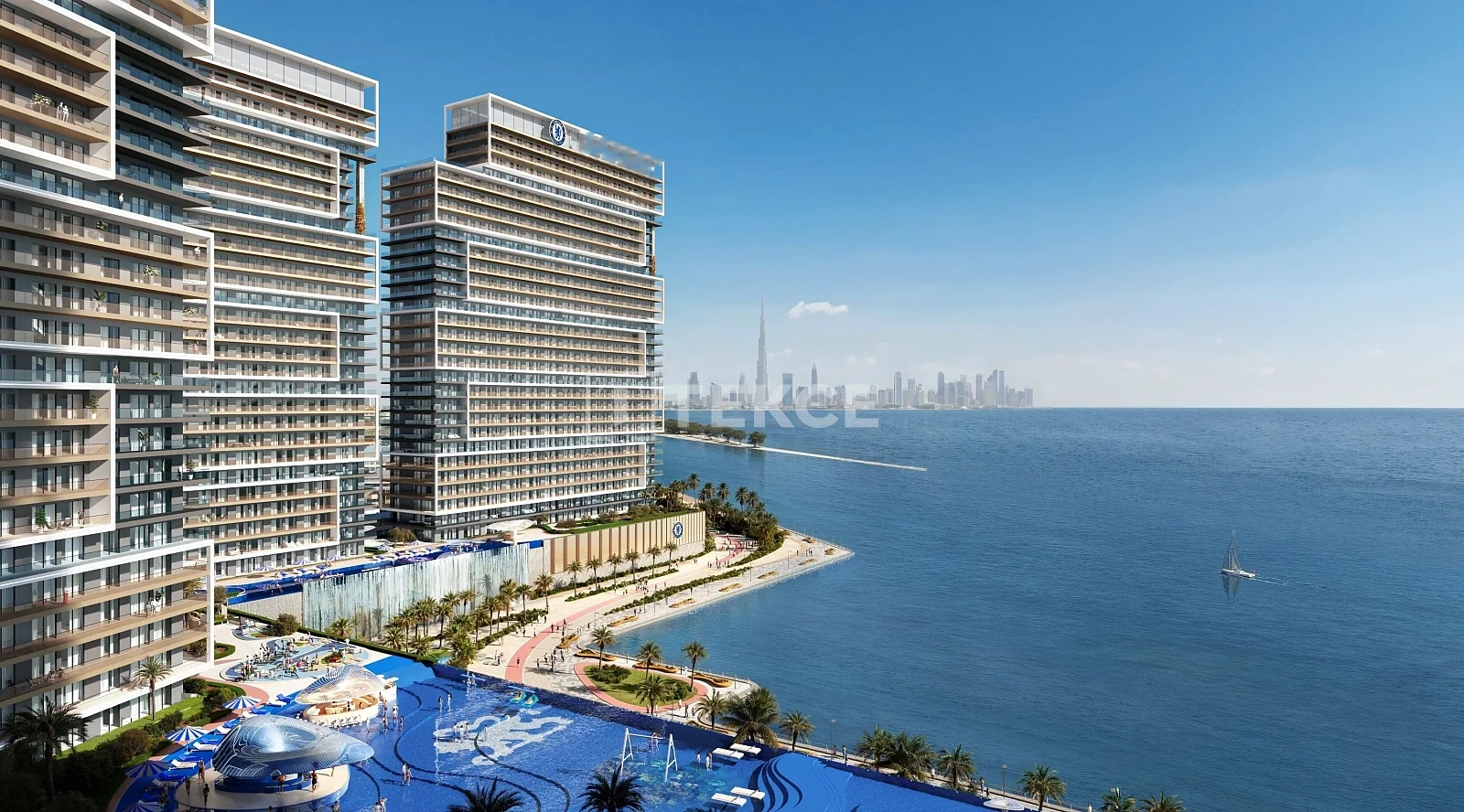1 - vente appartement pieds dans l'eau dubai dubai émirats arabes unis