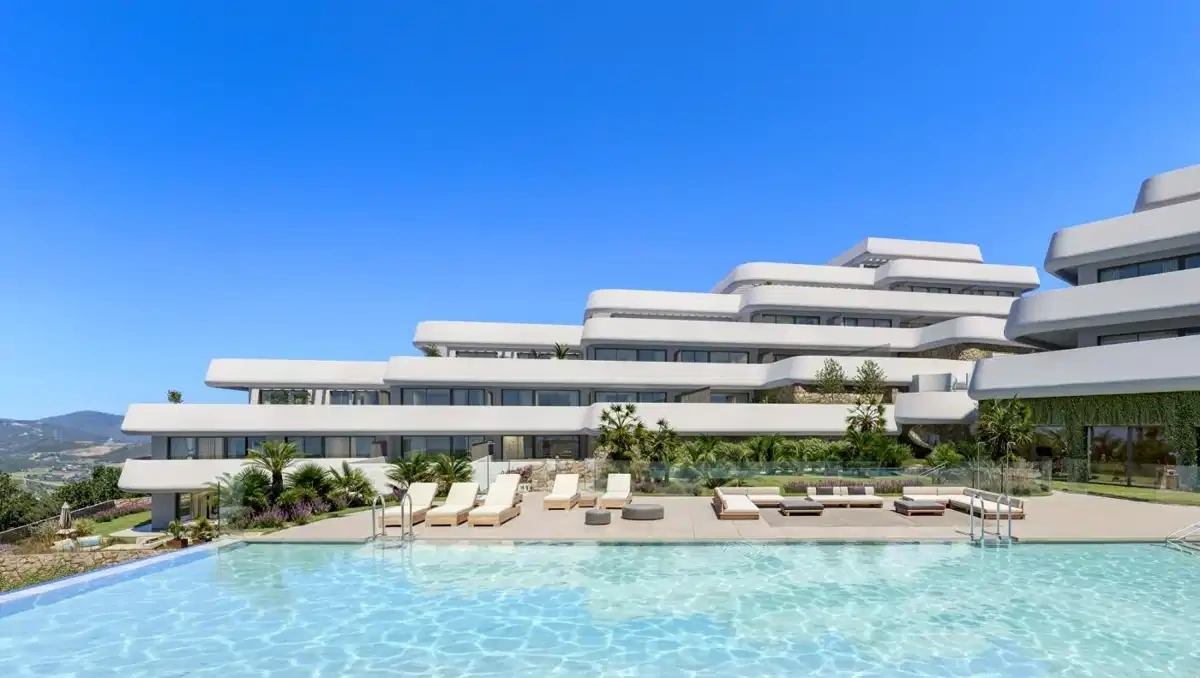 1 - продажа квартира вид моря casares - costa del sol андалусия испания