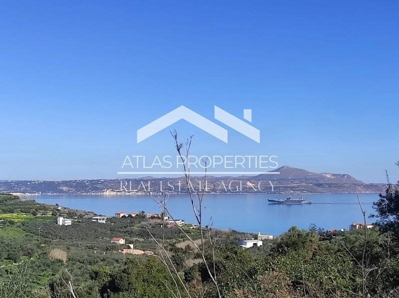 1 - verkoop terrein uitzicht op zee almyrída crete griekenland