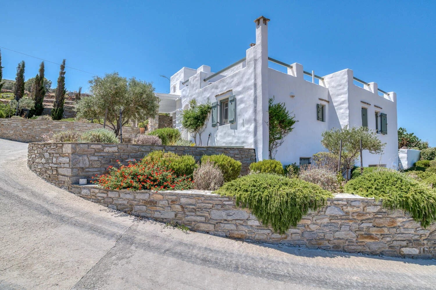 1 - vakantiewoningen te huur huis uitzicht op zee paros - cycladen zuid-egeïsche eilanden griekenland