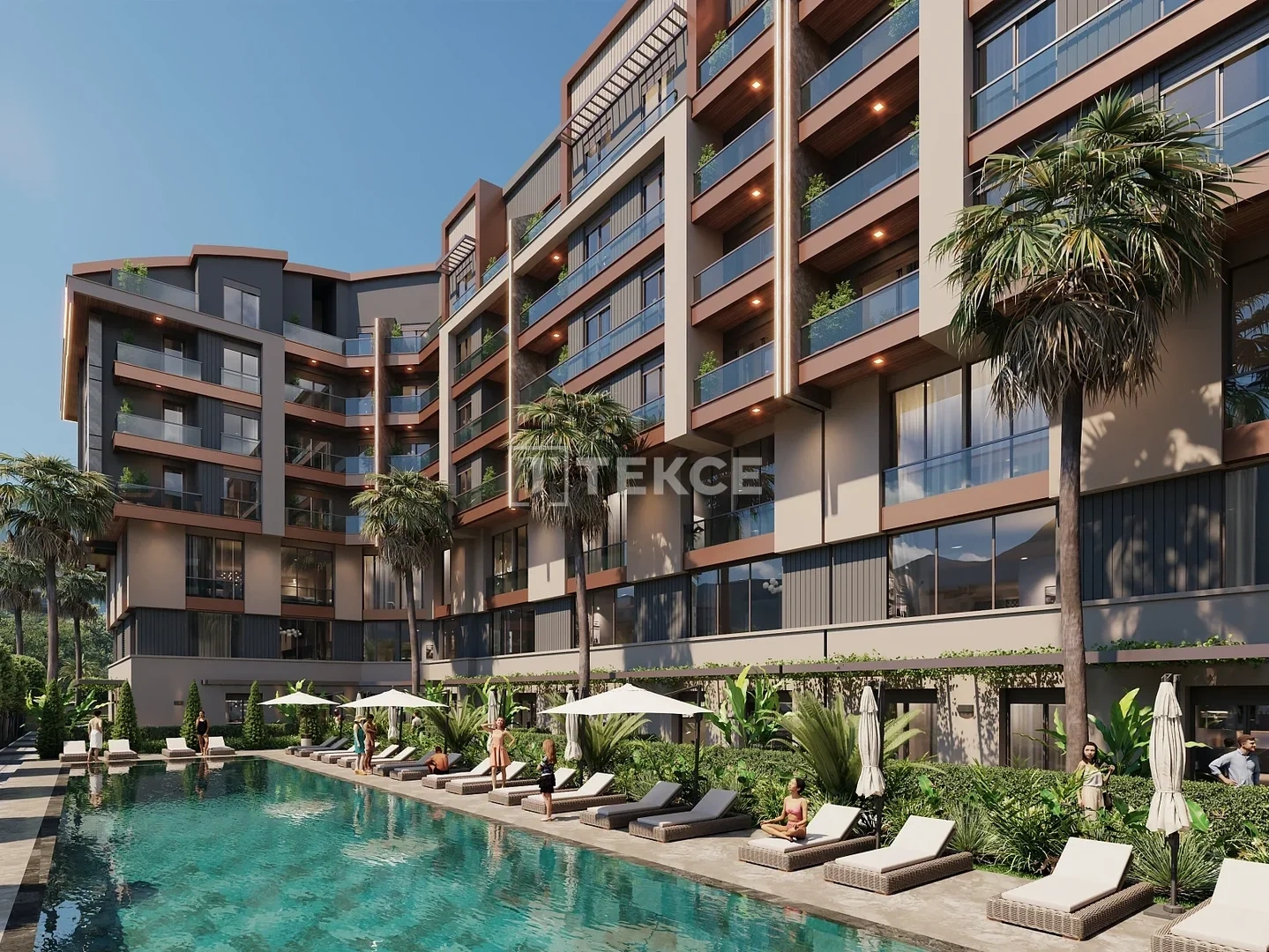 Apartamento com piscina