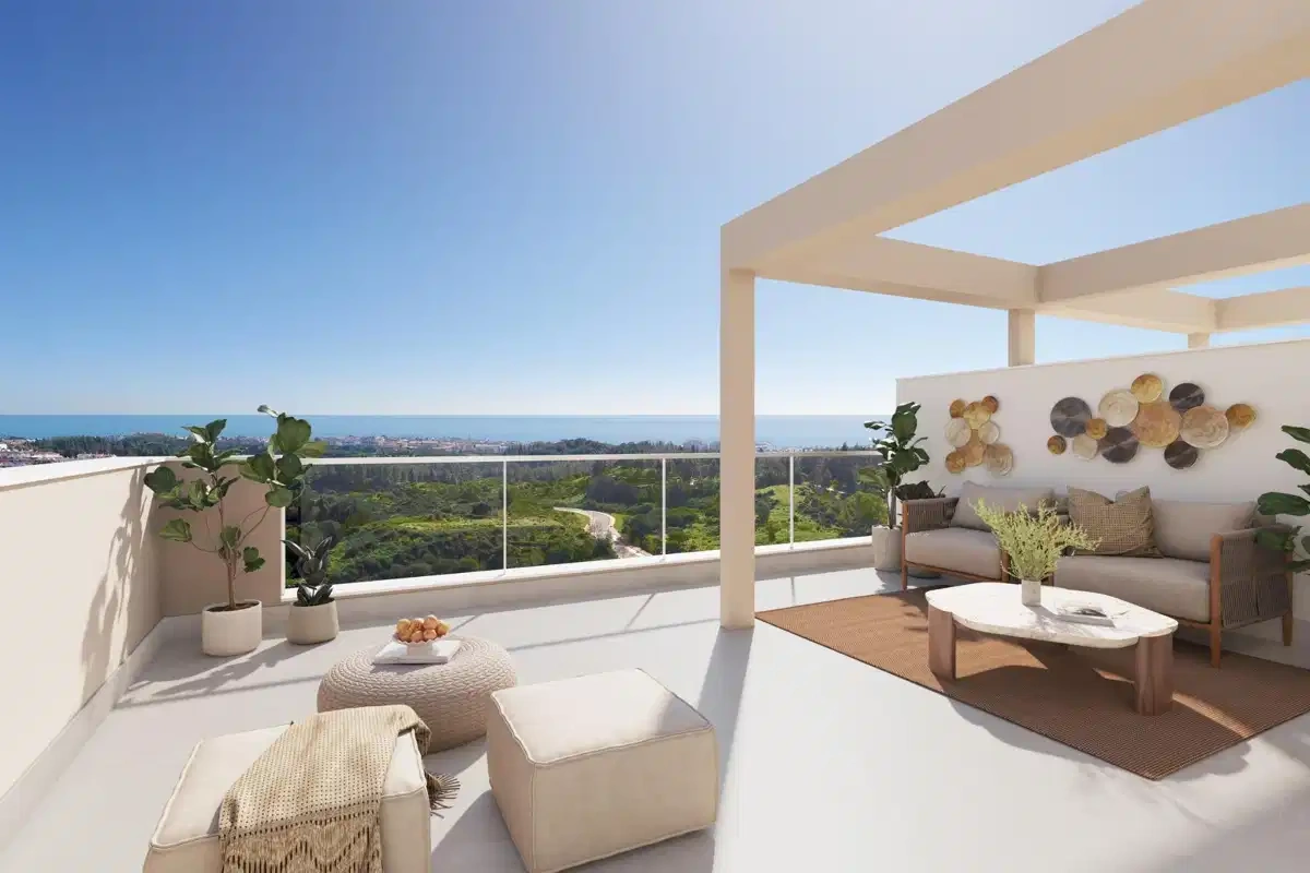 1 - verkoop appartement uitzicht op zee mijas andalusië spanje