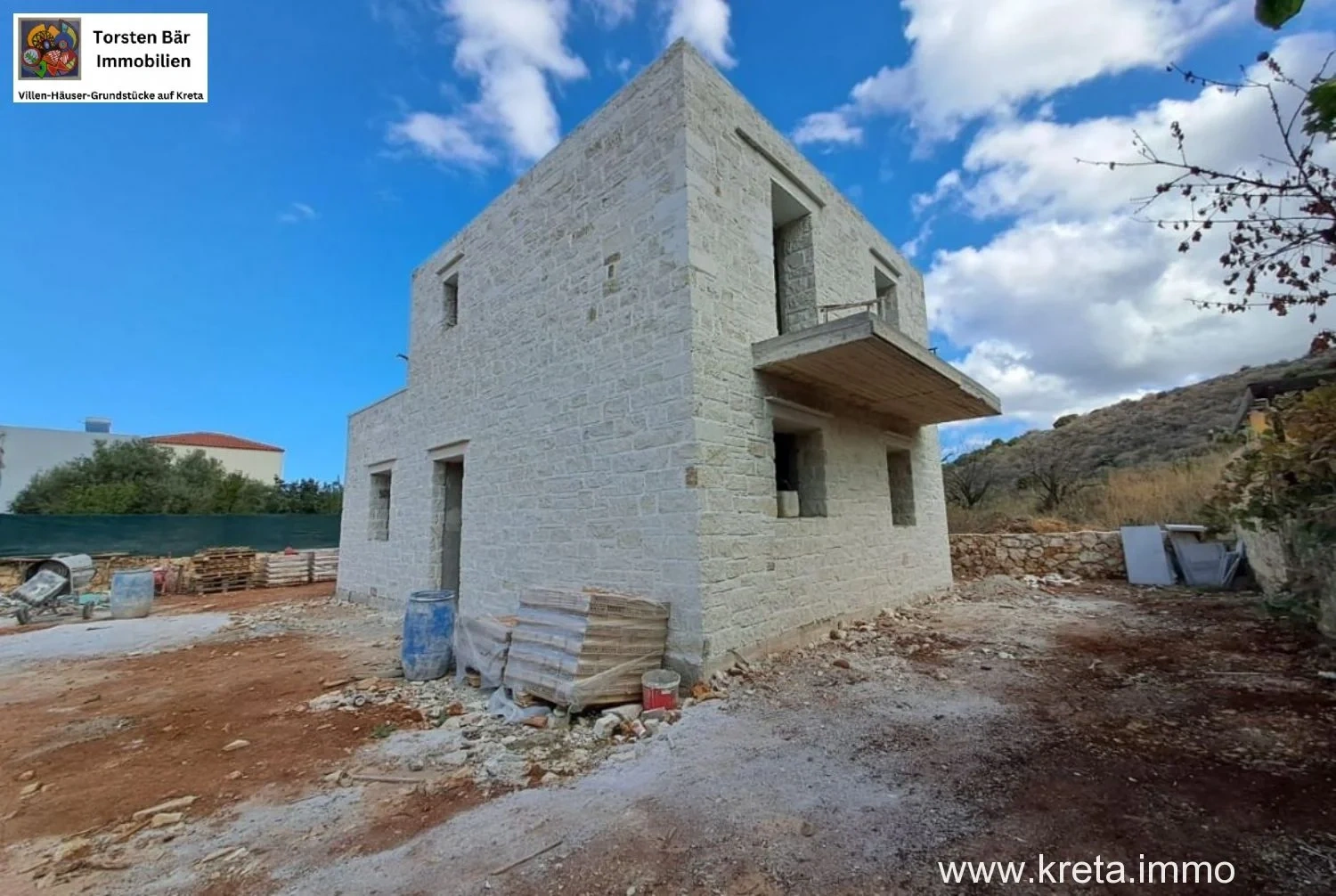 2 - vente maison vue mer néo chorió crète grèce