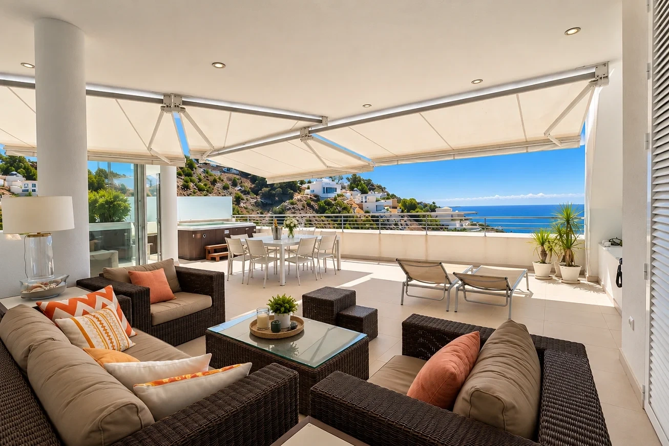 1 - vente appartement vue mer altea - costa blanca communauté valencienne espagne