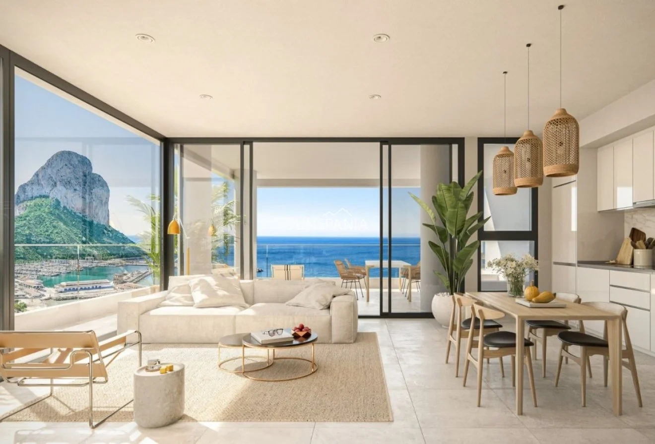 2 - vente appartement vue mer calpe - costa blanca communauté valencienne espagne