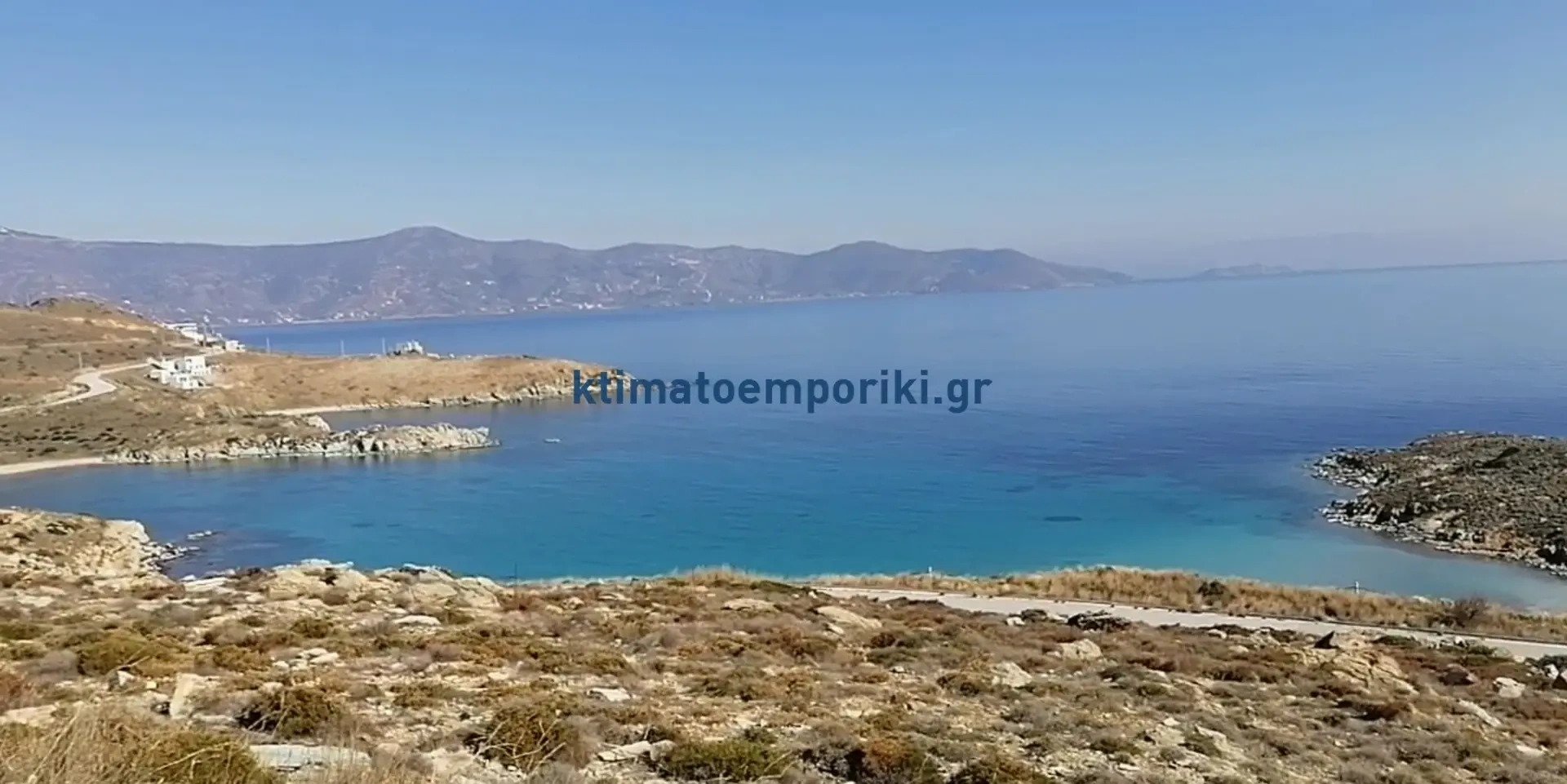 1 - vente terrain vue mer kárystos grèce centrale grèce