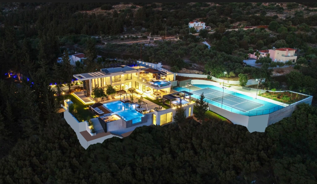 1 - vente maison vue mer almyrída crète grèce