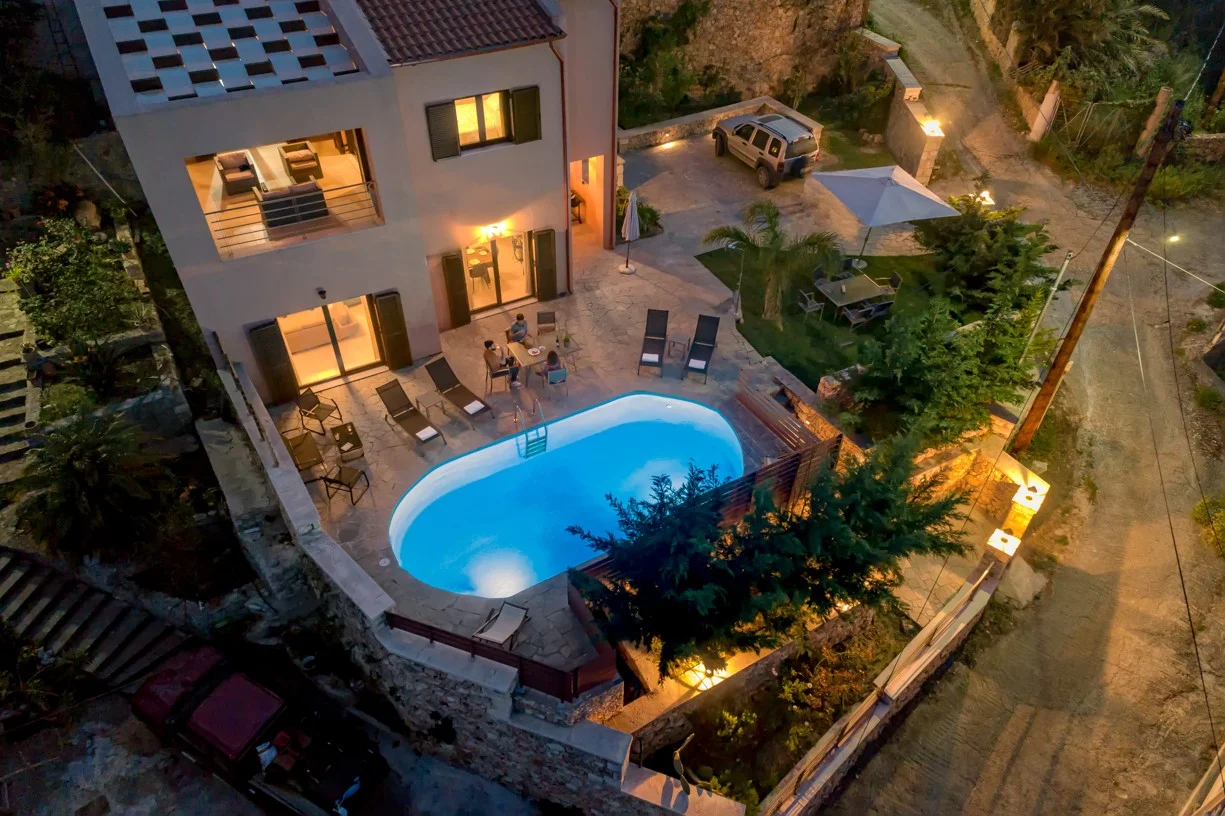 1 - venda casa vista de mar néo chorió creta grécia