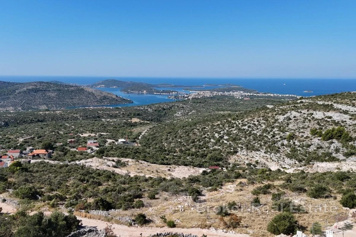 1 - vendita terreno vista mare rogoznica sebenico e tenin croazia