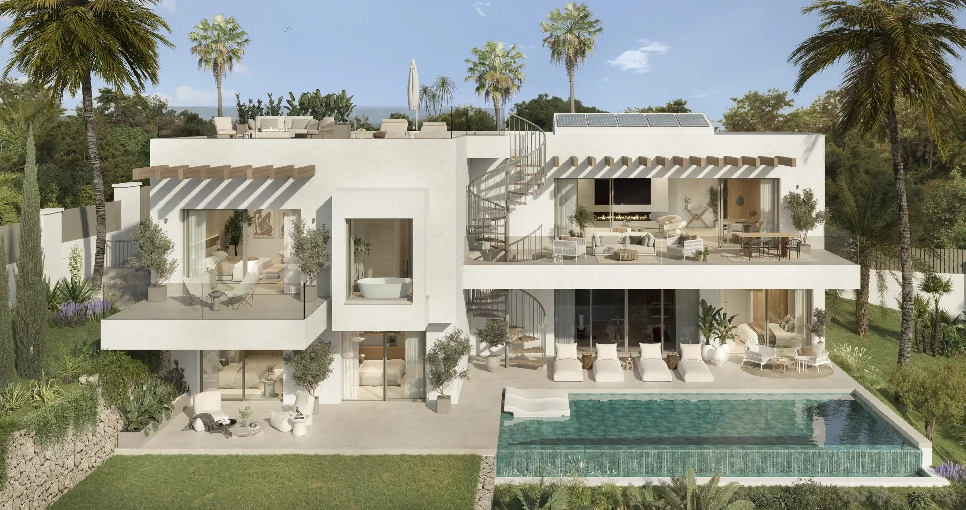 1 - verkauf haus meerblick benahavis - costa del sol andalusien spanien