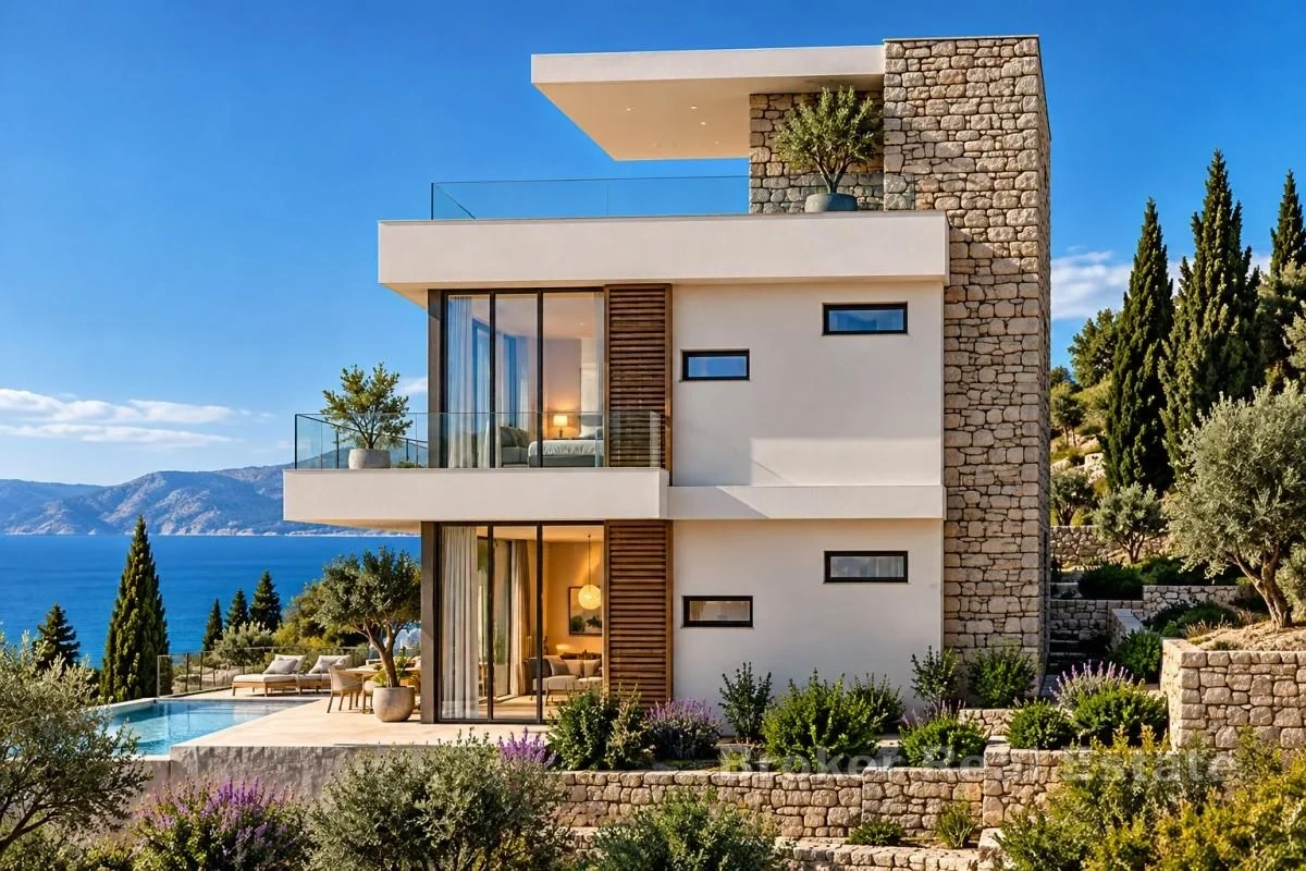 2 - sea view plot of land for sale in hvar split-dalmatia croatia