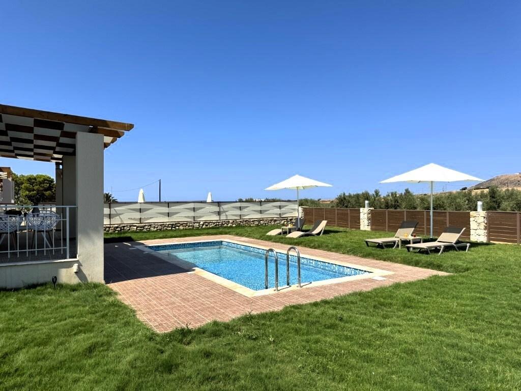 1 - verkauf villa meerblick pánormos kreta griechenland