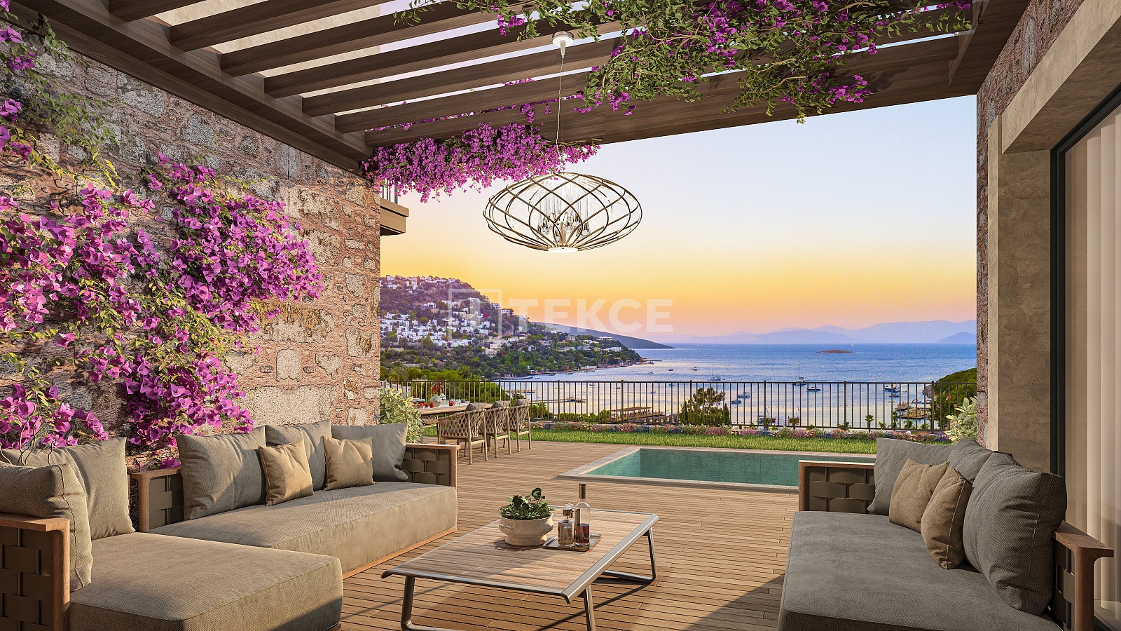 1 - sea view house for sale in bodrum muğla turkey