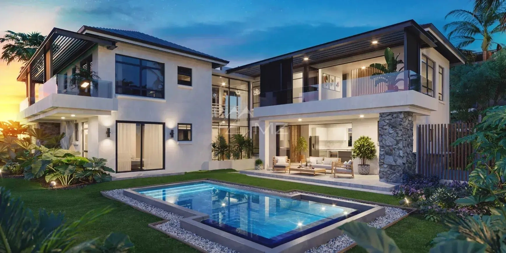 Maison avec piscine