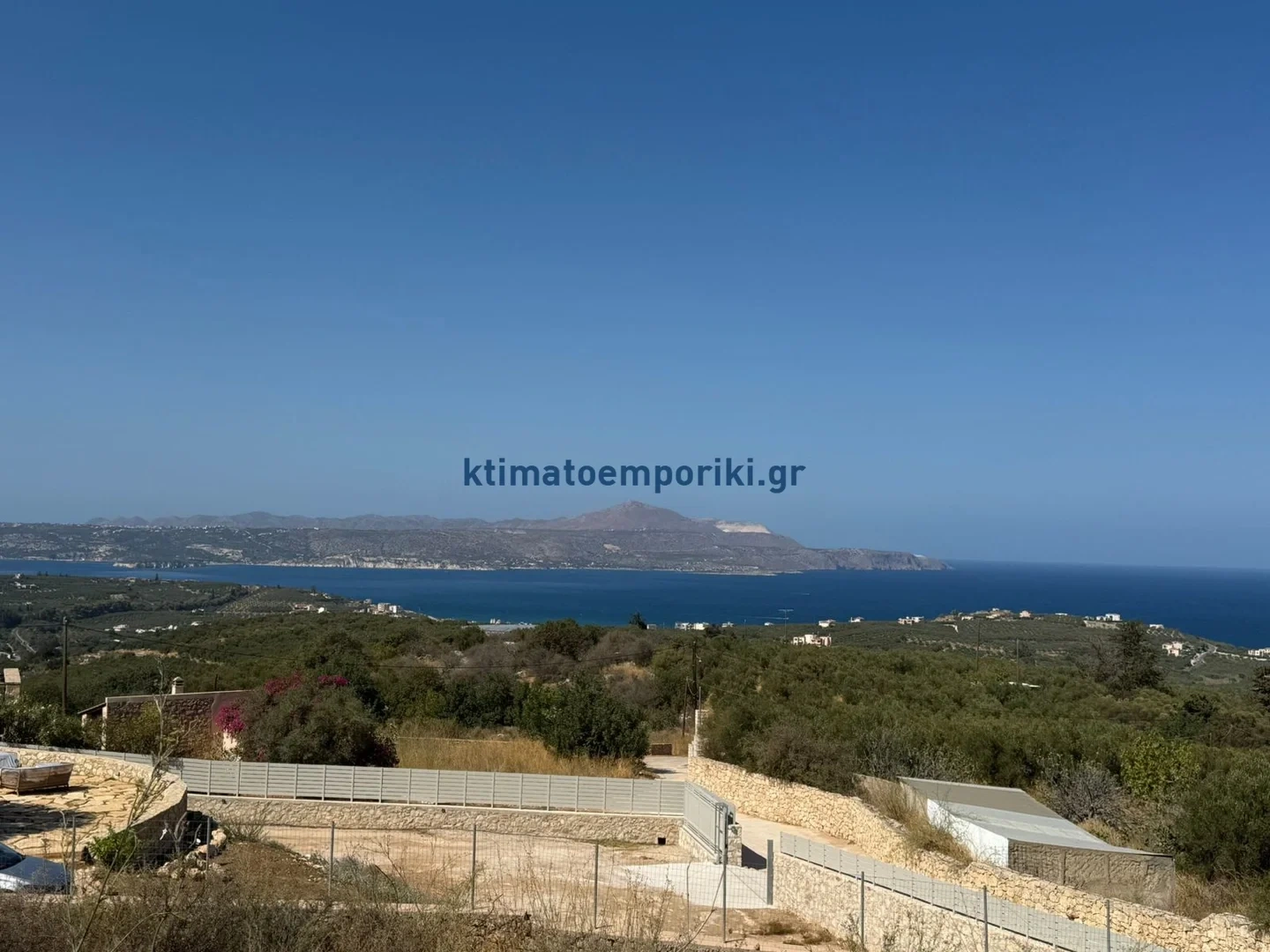 2 - vente terrain vue mer tsivarás crète grèce