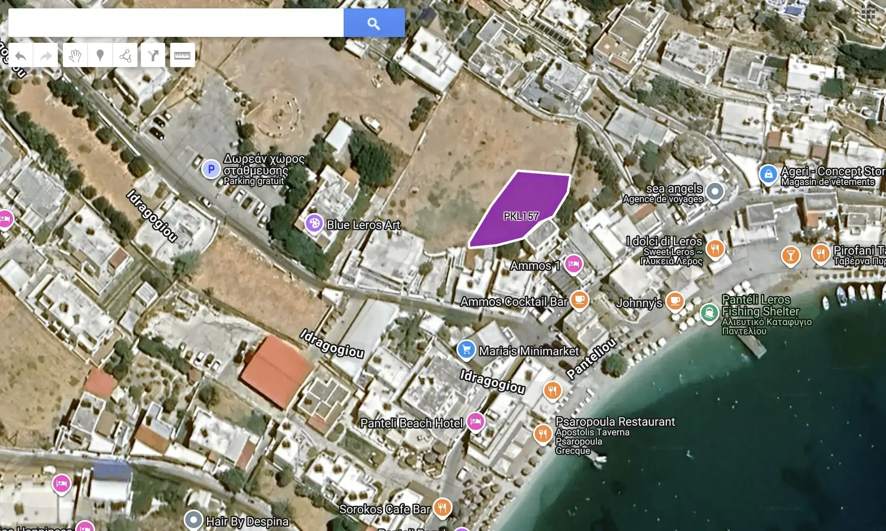 2 - waterfront plot of land for sale in leros south aegean greece