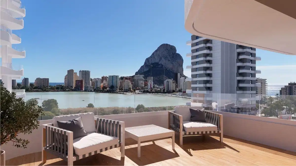 2 - продажа квартира вид моря calpe - costa blanca валенсия испания