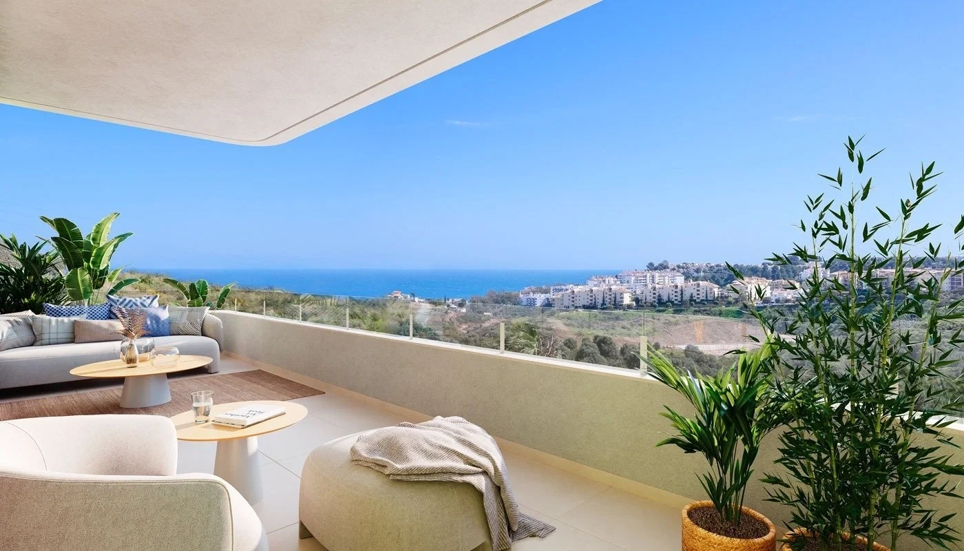 1 - vente appartement vue mer mijas andalousie espagne