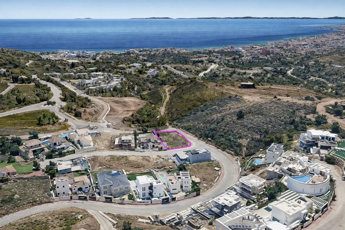 1 - продажа территория вид моря mijas андалусия испания