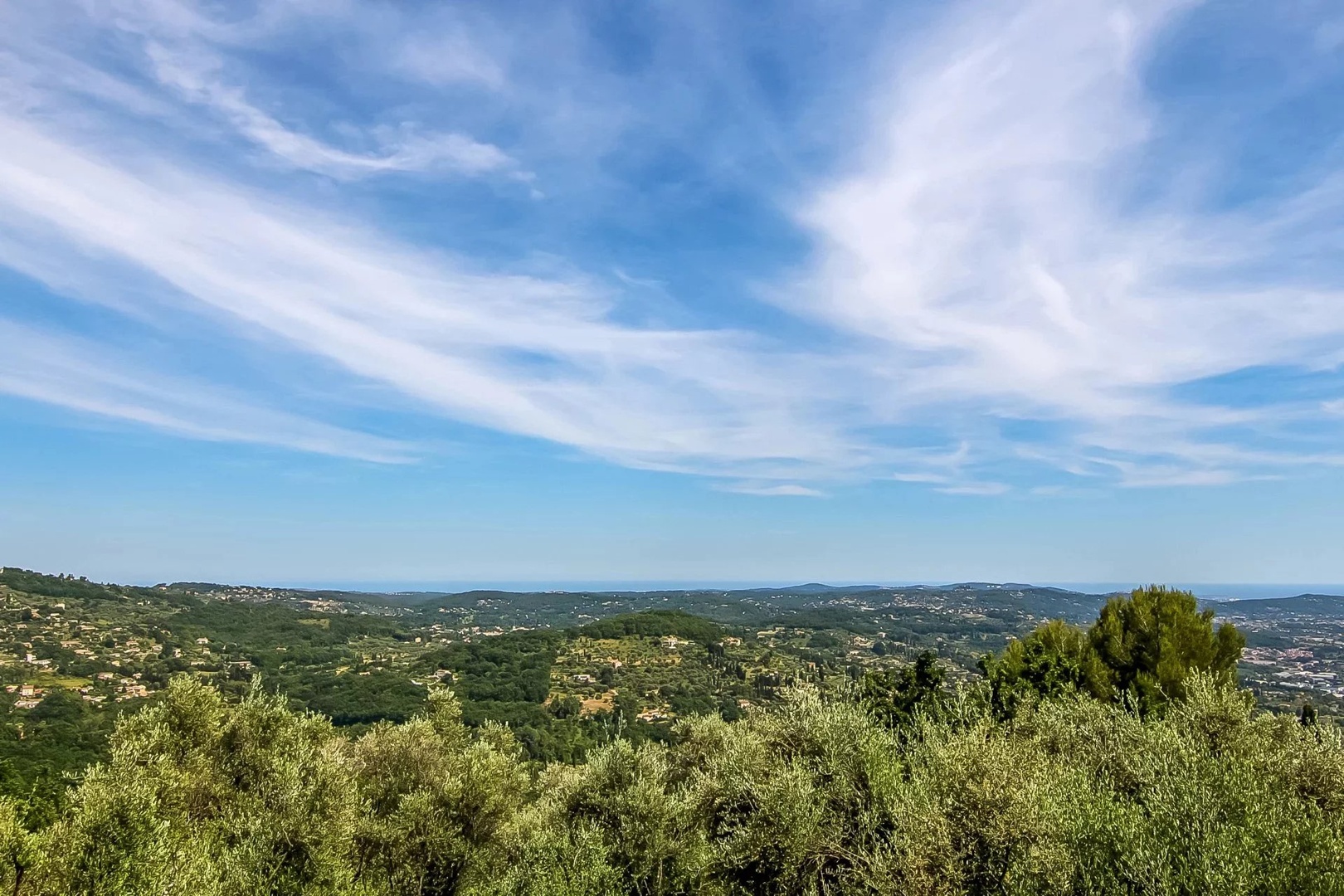 1 - sea view plot of land for sale in grasse alpes-maritimes france