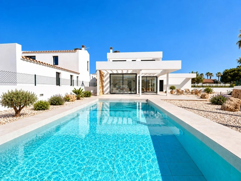 2 - villa for sale in cala blanca minorca - balearic islands spain