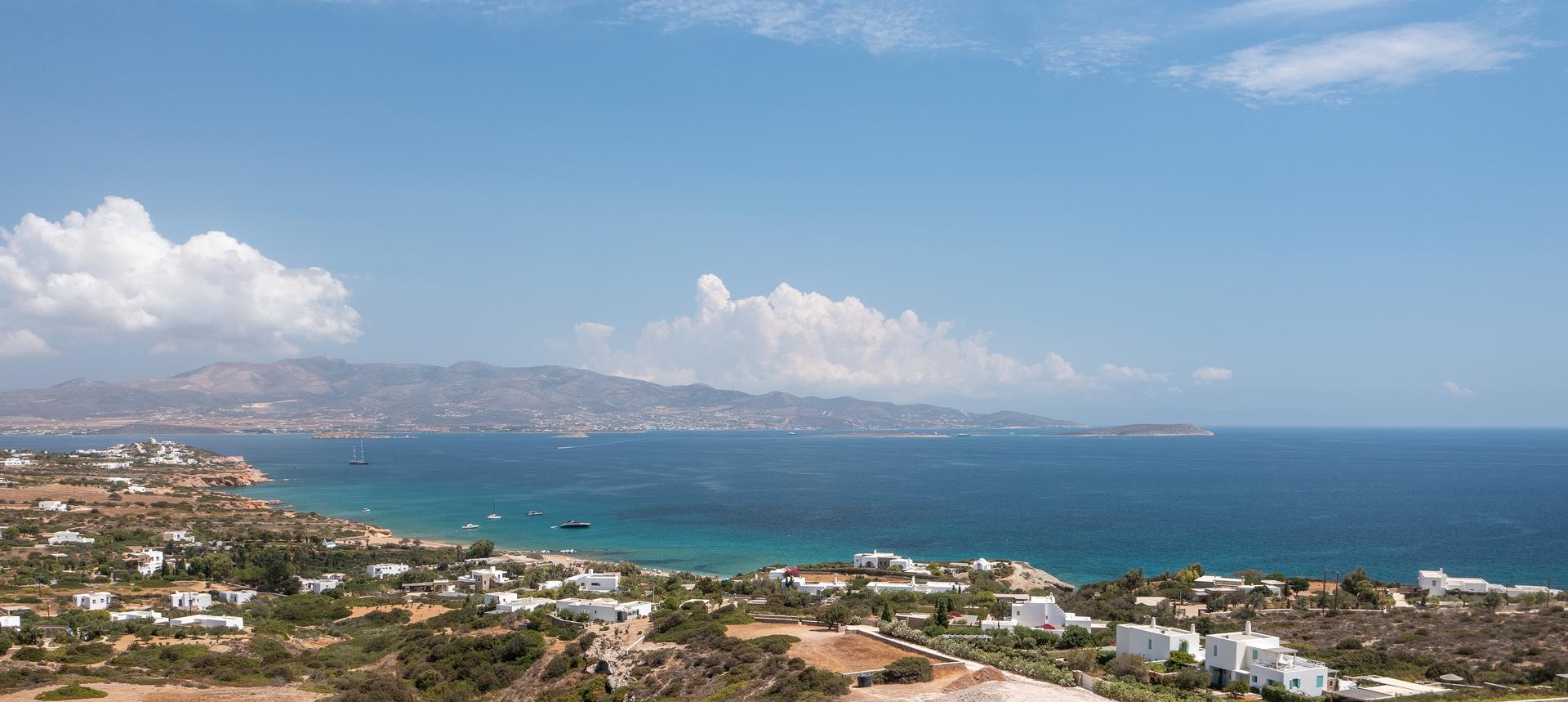 1 - vente terrain vue mer antiparos - cyclades egée méridionale grèce