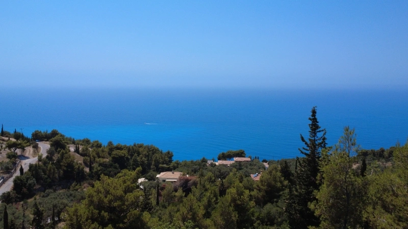 2 - venta terreno vista al mar lefkada islas jónicas grecia
