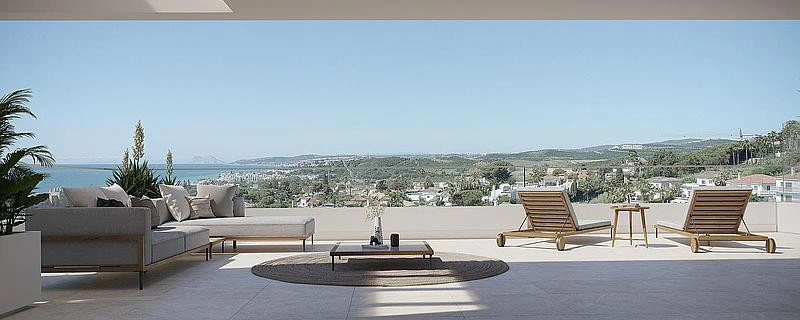 2 - venta apartamento vista al mar estepona - costa del sol andalucía españa