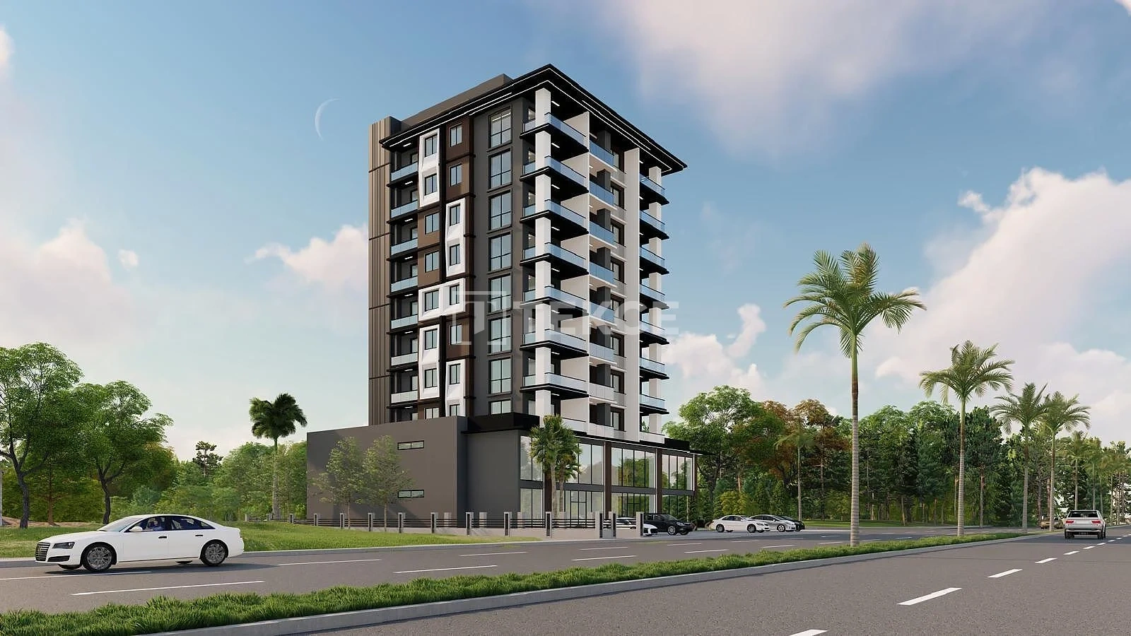 1 - продажа квартира вид моря mezitli mersin турция