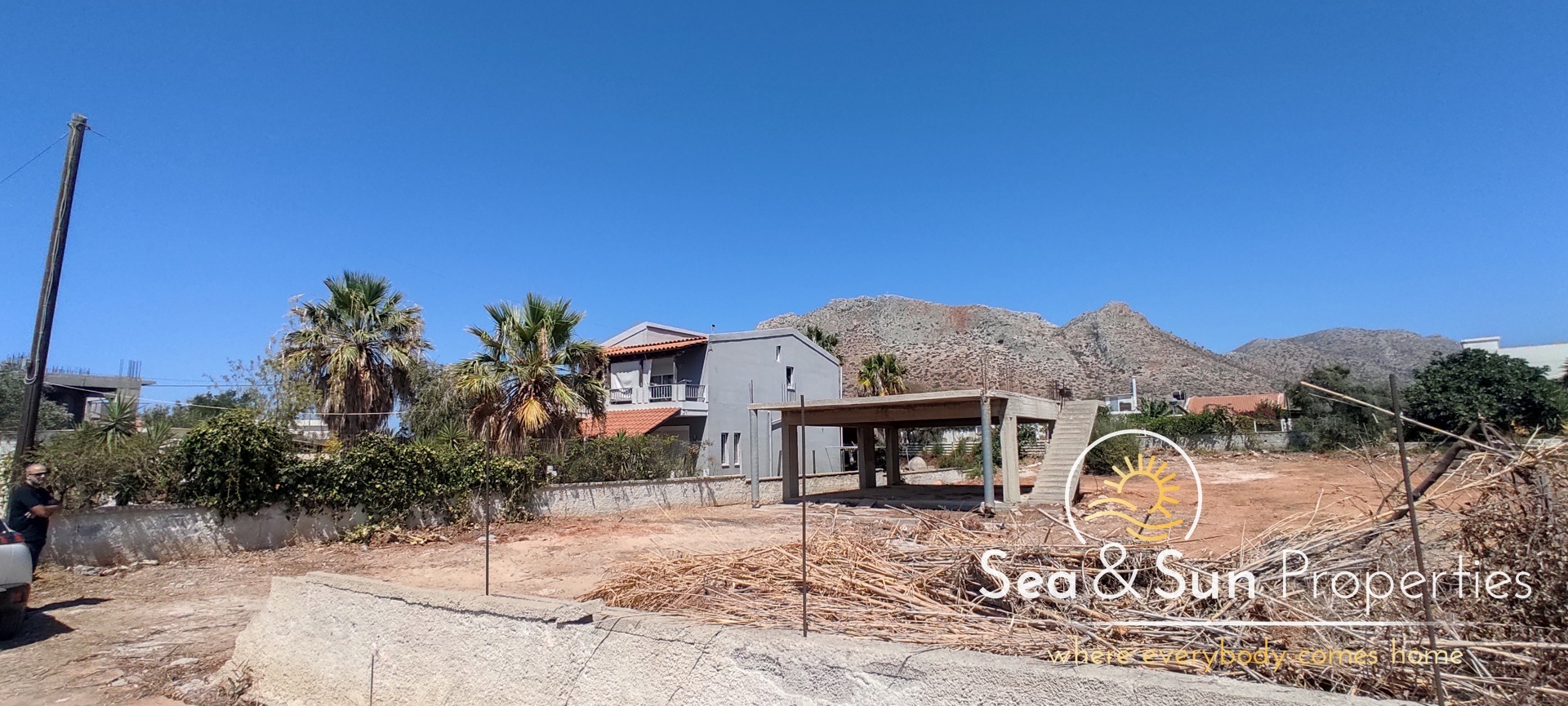1 - vente maison vue mer akrotiri crète grèce