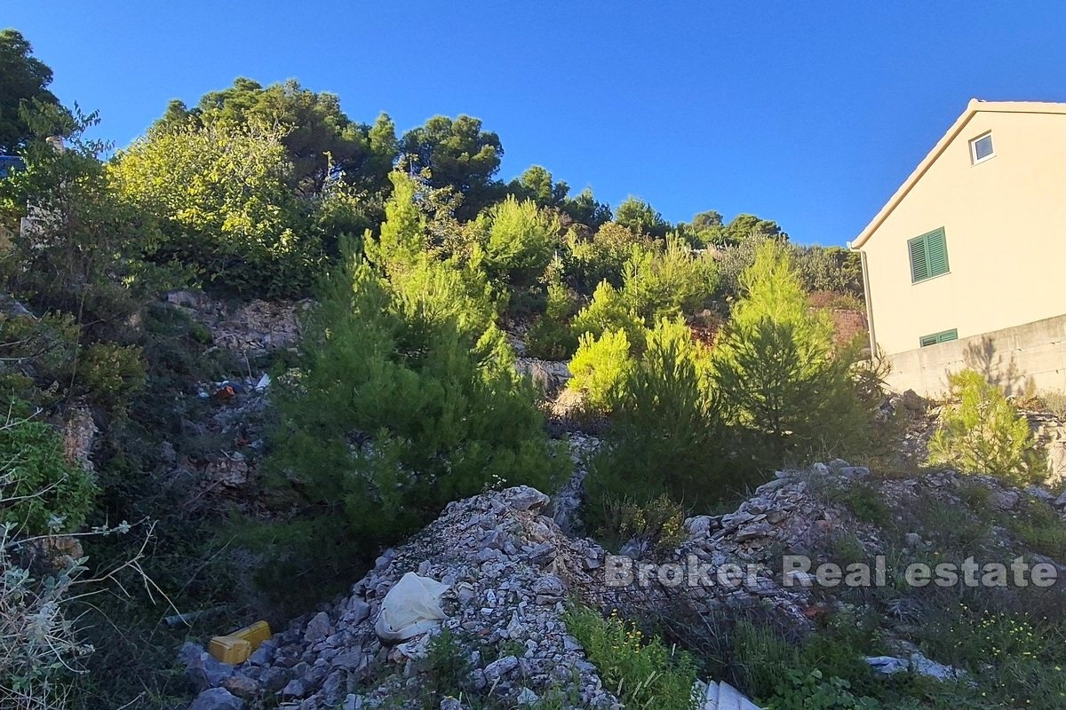2 - vente terrain vue mer brač split-dalmatie croatie