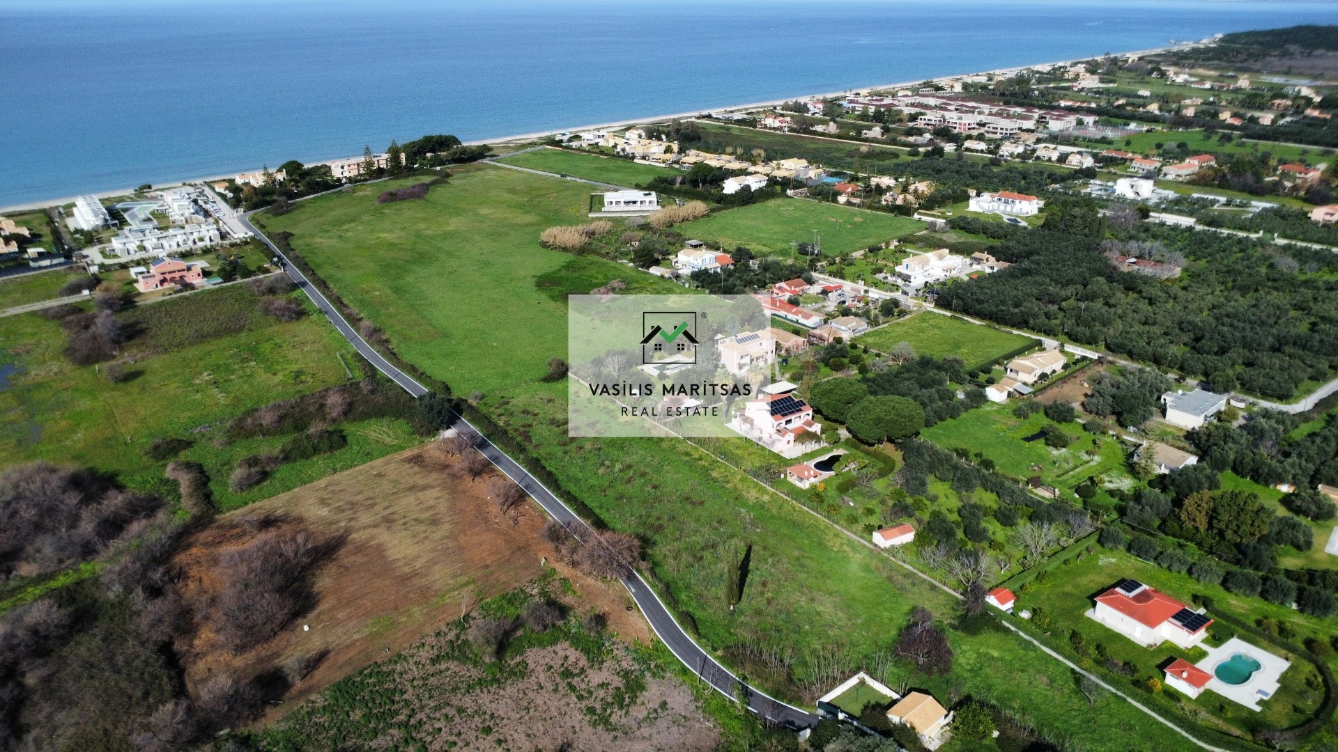 1 - venta terreno a pie de playa corfu islas jónicas grecia