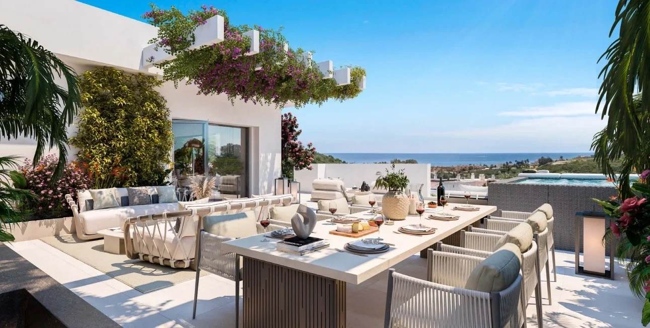 2 - verkoop appartement uitzicht op zee estepona - costa del sol andalusië spanje