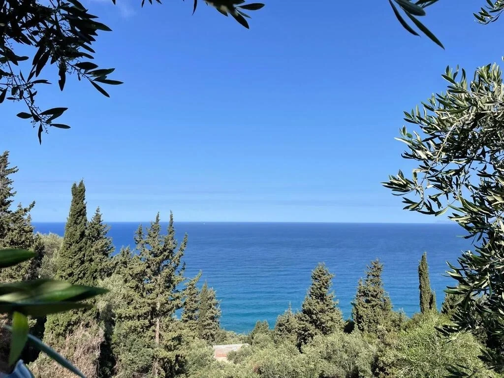 1 - vente terrain vue mer corfu îles ioniennes grèce
