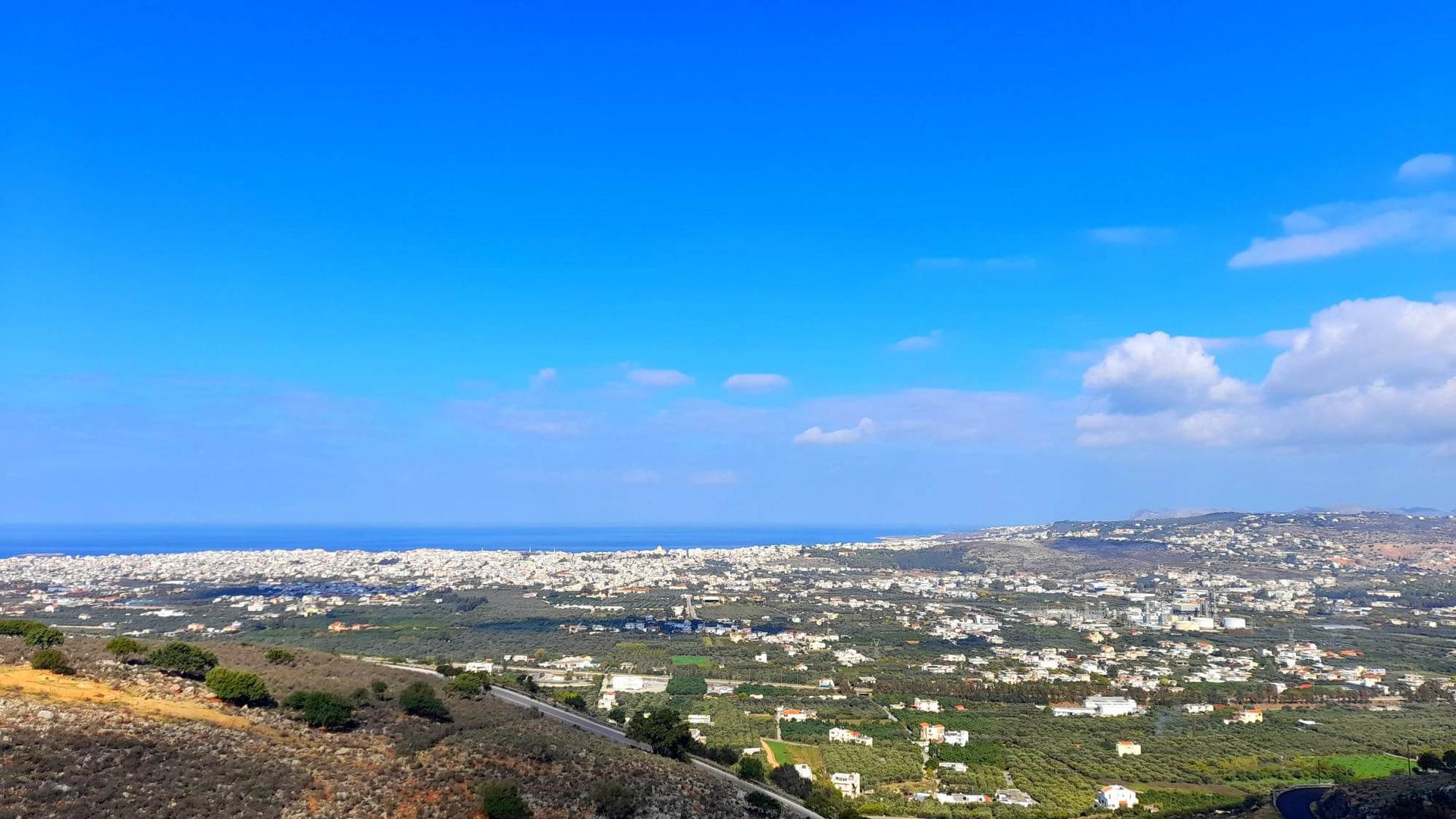 1 - продажа территория вид моря chania крит греция