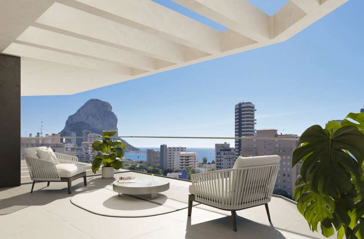 2 - venta apartamento vista al mar calpe - costa blanca comunidad valenciana españa