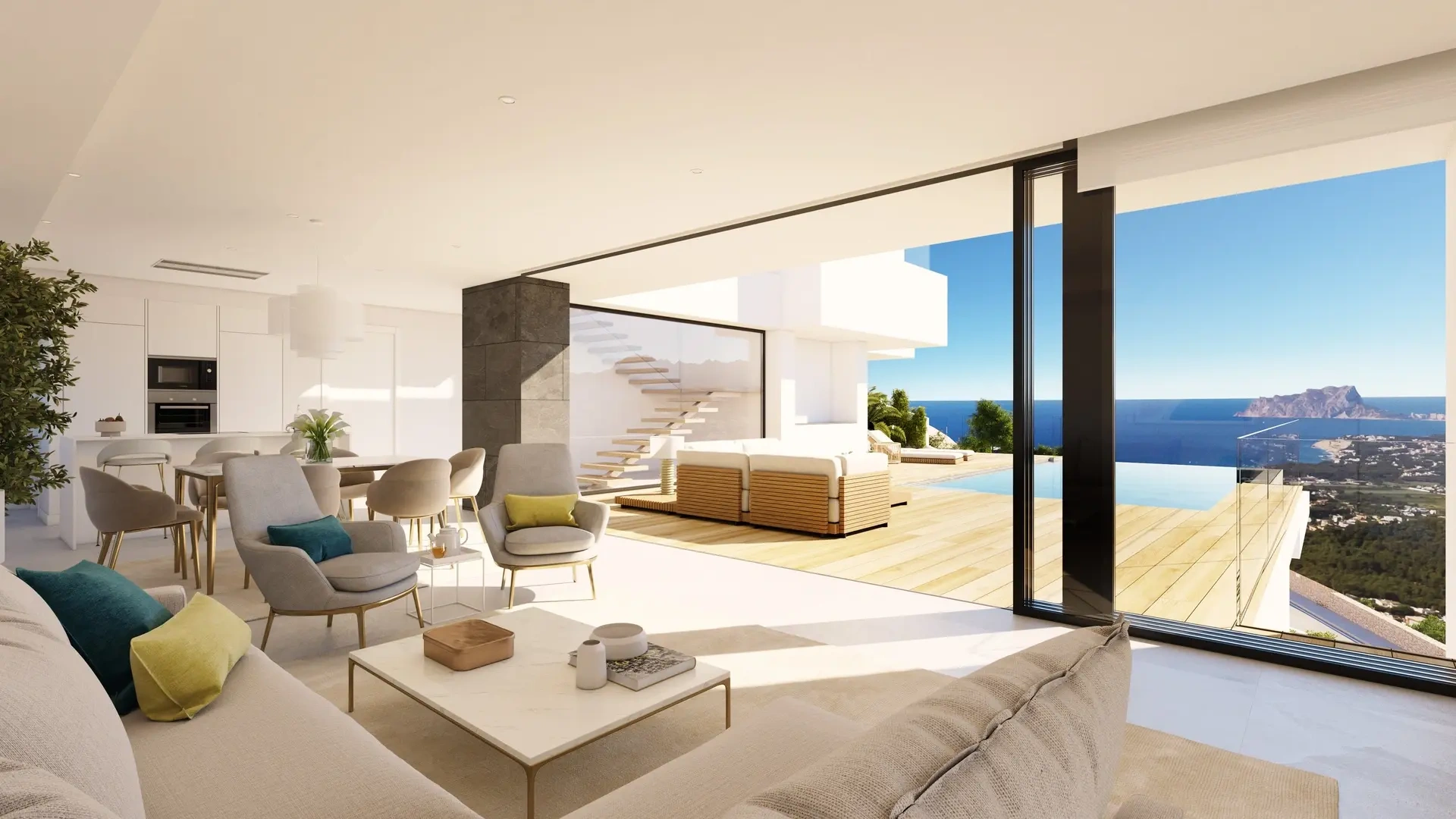2 - vente maison vue mer cumbre del sol communauté valencienne espagne