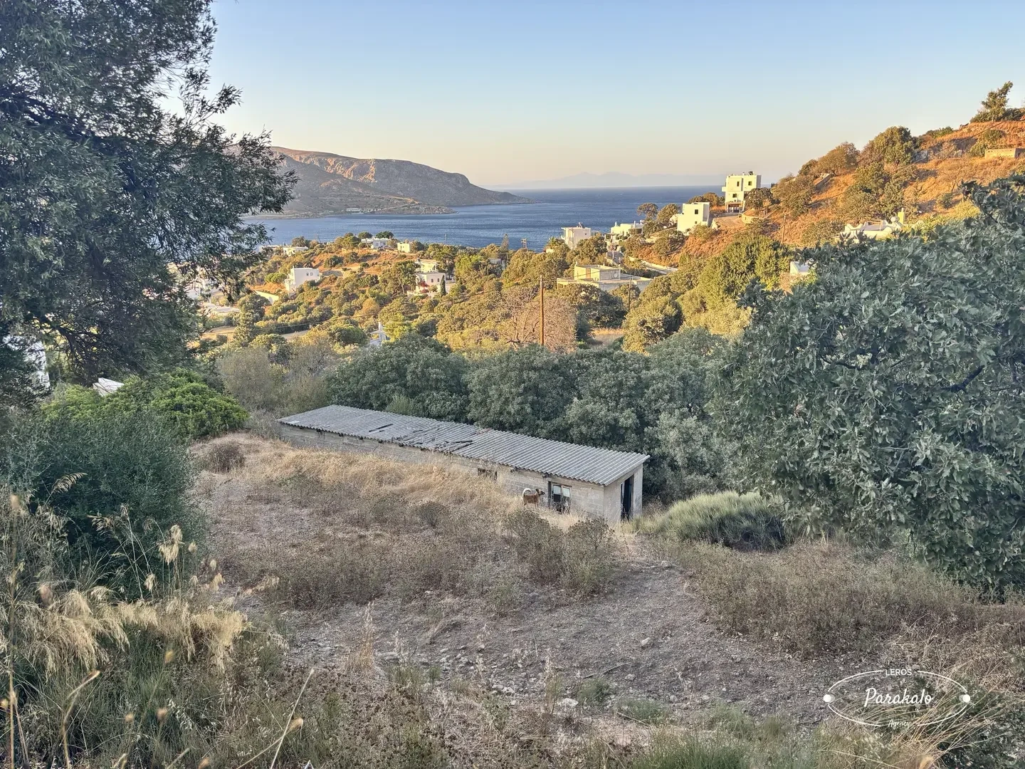 2 - продажа территория вид моря leros южные эгейские острова греция