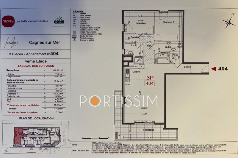 2 - vente appartement plage à pied cagnes-sur-mer alpes-maritimes france