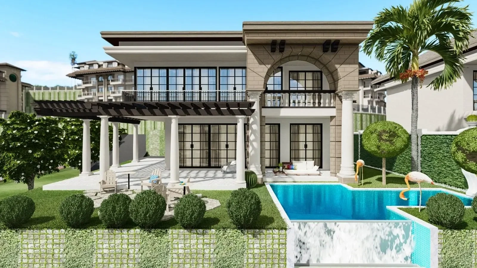 1 - sea view villa for sale in alanya antalya turkey