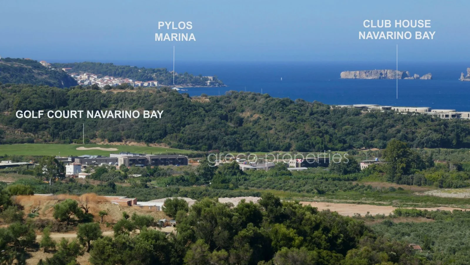 1 - venta terreno vista al mar pylos peloponeso grecia