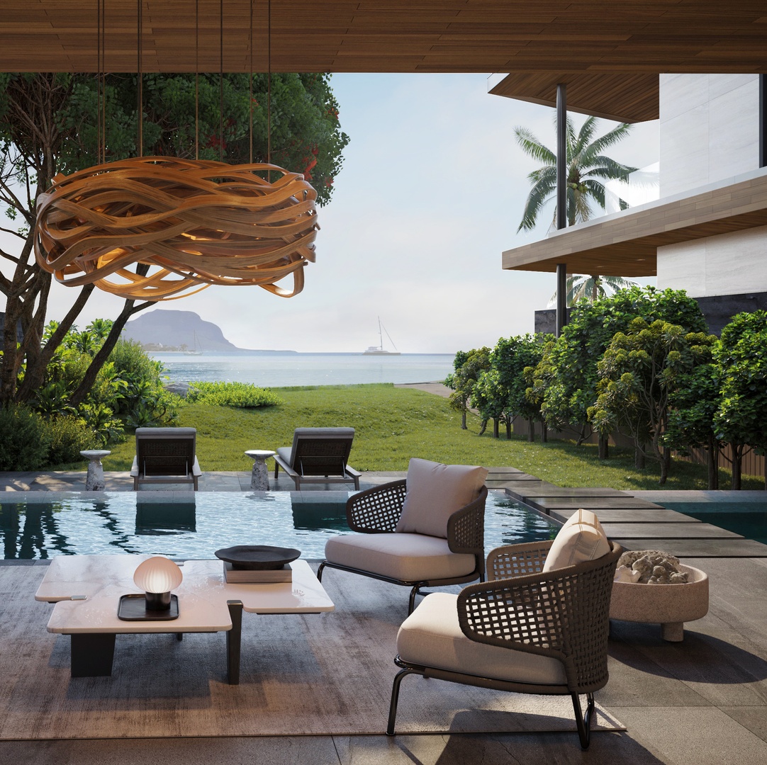 1 - venta casa frente al mar la preneuse rivière noire mauricio