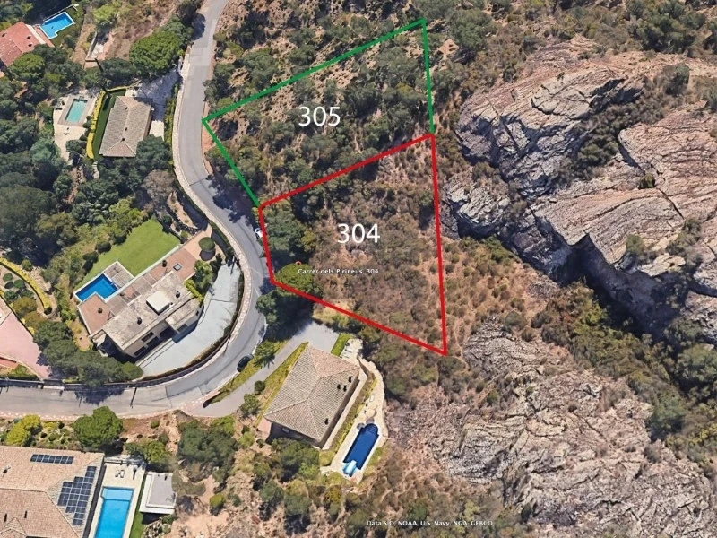 1 - vente terrain santa cristina d'aro catalogne espagne