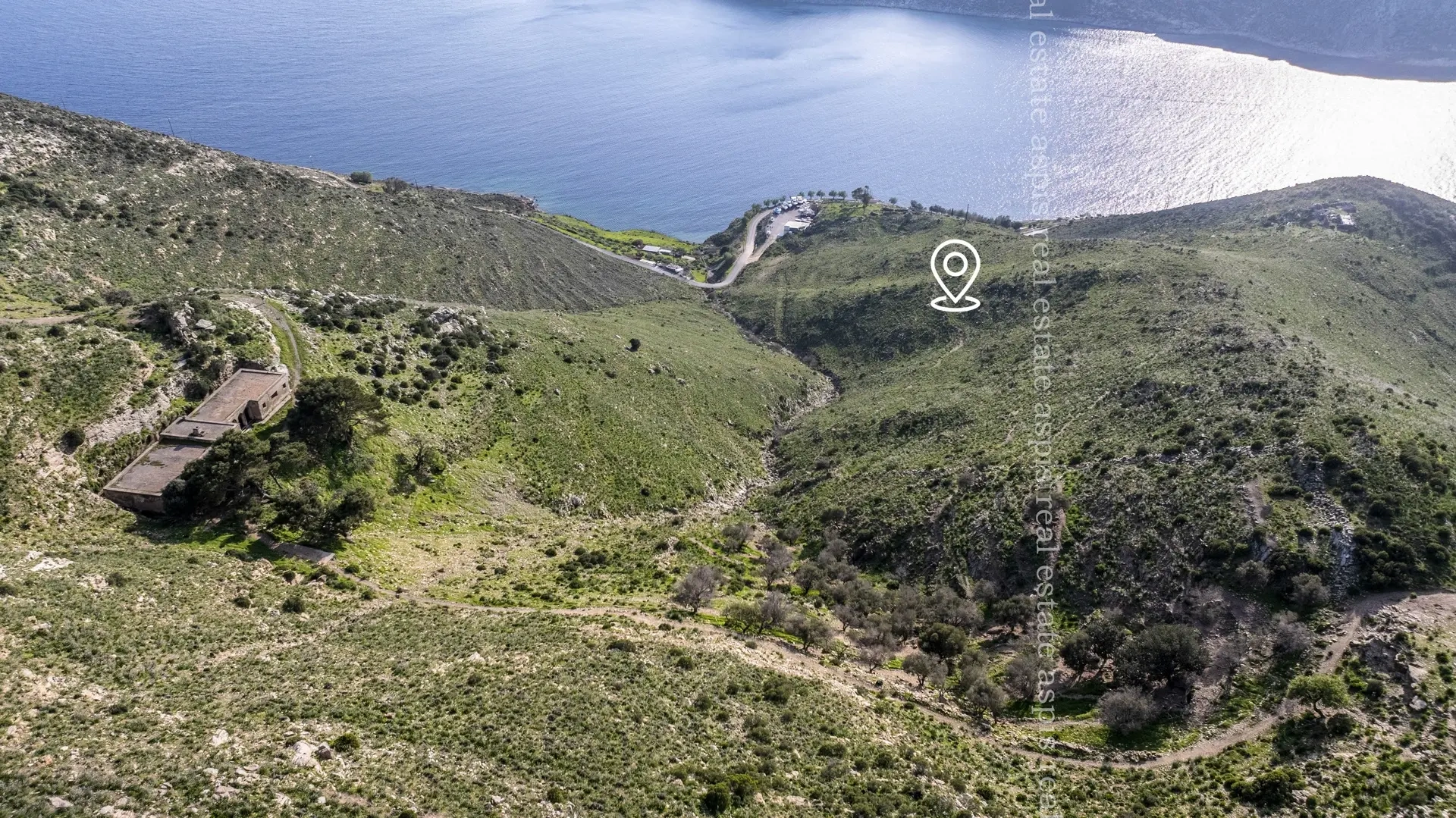 2 - vente terrain vue mer leros egée méridionale grèce