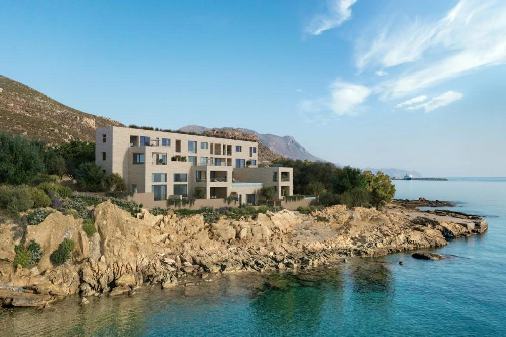 1 - vente appartement vue mer kíssamos crète grèce