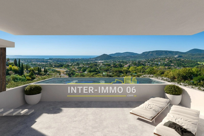 1 - vente maison vue mer mandelieu-la-napoule alpes-maritimes france