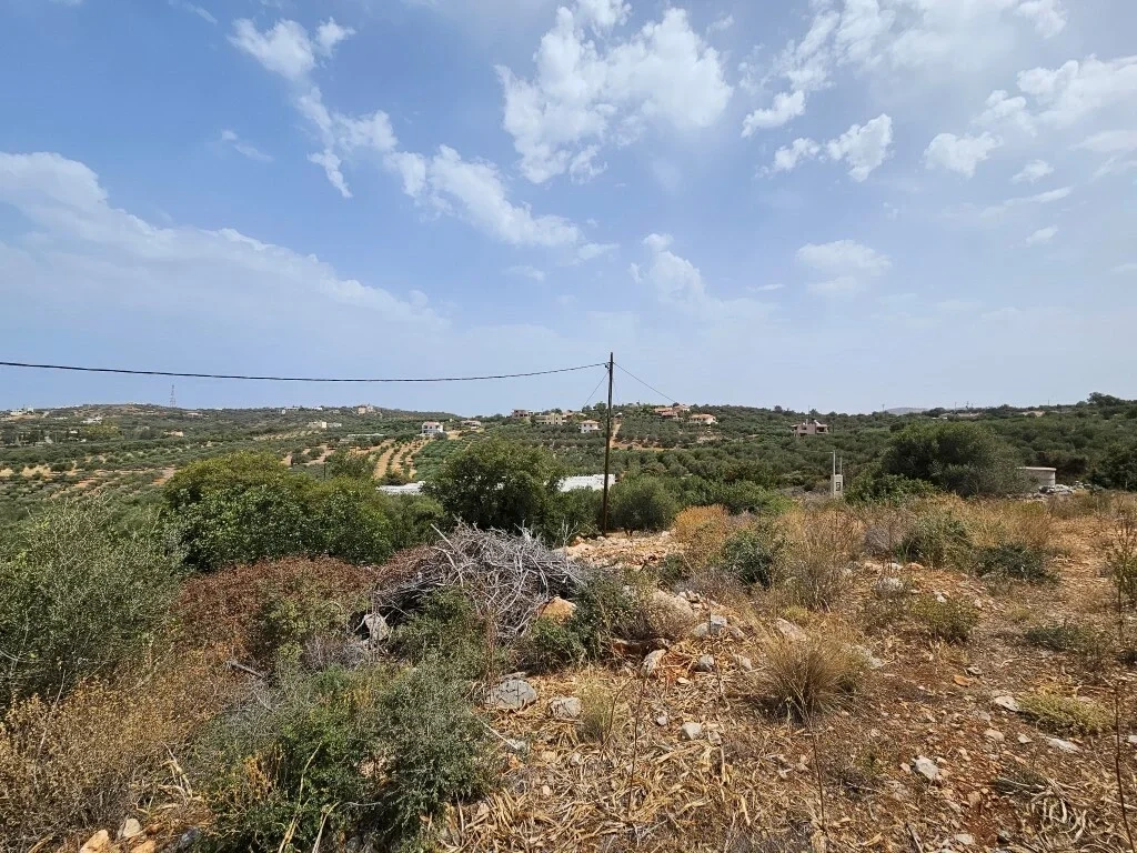2 - vente terrain vue mer pírgos crète grèce